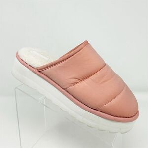 Anthropologie Maeve Women's Pink Platform Slipper Shoes Size Medium Size 8-9